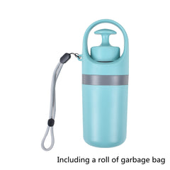 Portable Dog Pooper Scooper with Bag Dispenser & 8-Claw Shovel