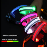 USB Rechargeable LED Reflective Dog Collar for Night Safety
