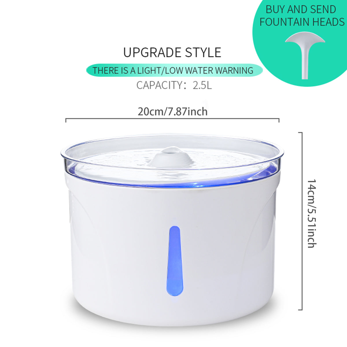 Automatic Circulating Pet Water Fountain