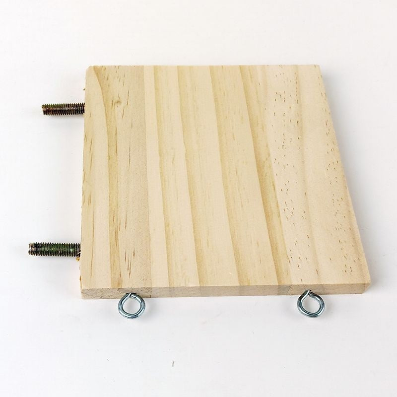 Solid Wood Bird Climbing & Perch Platform